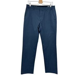 Bonobos Men’s 32x32 Straight Chino Pants Navy Blue Office Business Casual Preppy